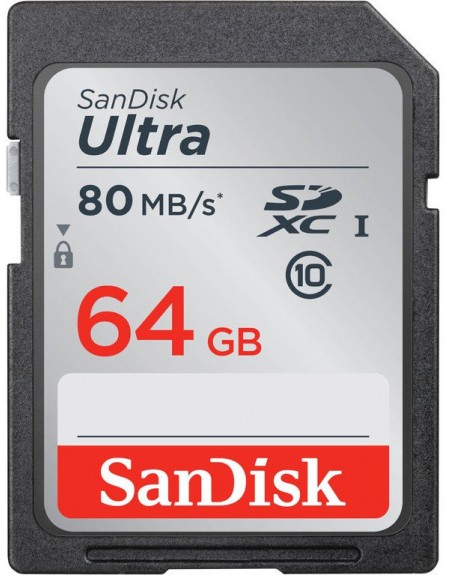 Sandisk Ultra SDXC 64GB Classe 10