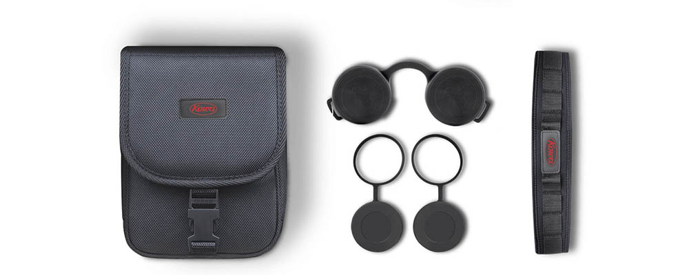 Wat er meegeleverd wordt met de Kowa Genesis verrekijker